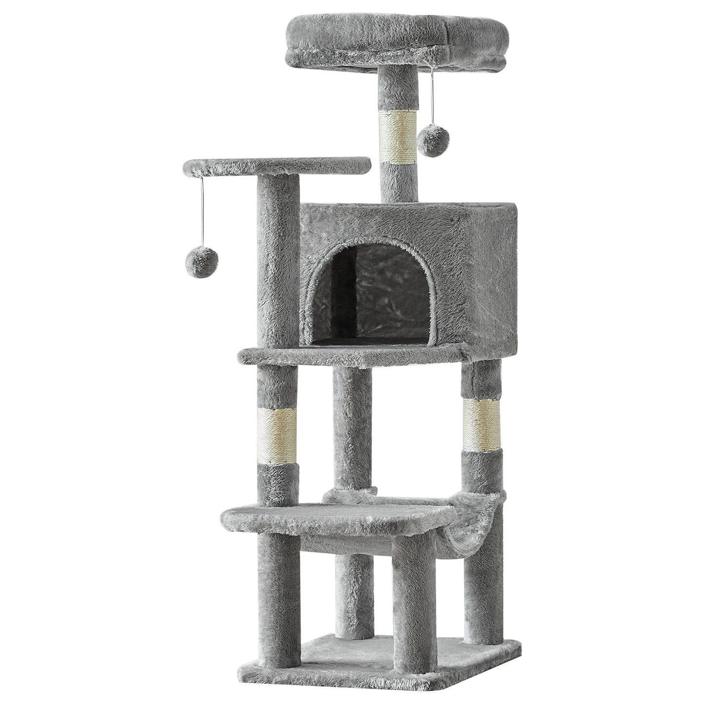 JHK Cat Tree Tower for Multi Cat Climbing Sisal Posts