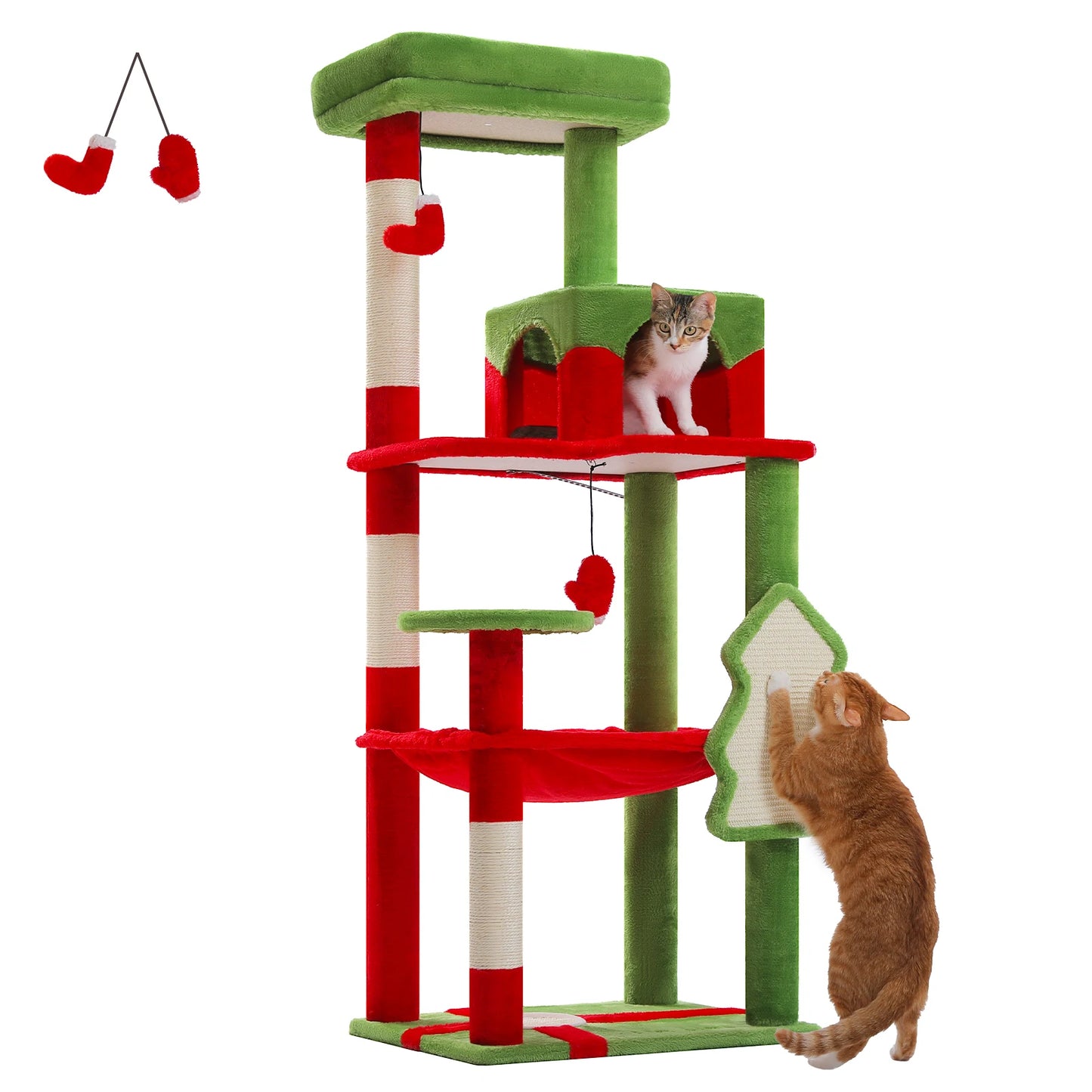 PAWZ Road 5-Level Cat Tree Tower For Indoor Cats
