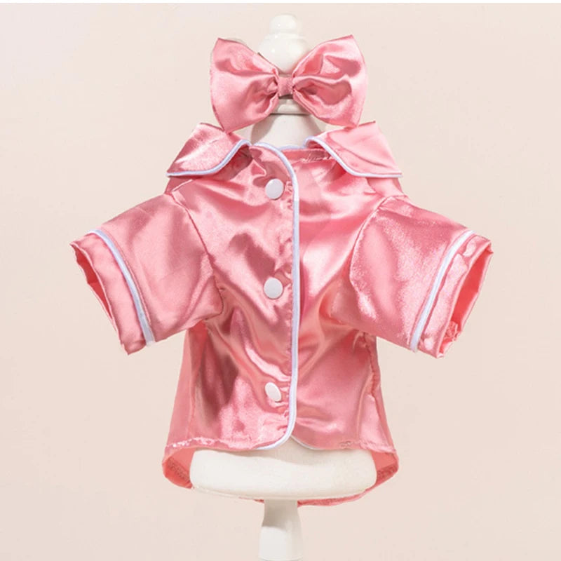 Pet Pajamas Dog Costume Teddy Retriever Clothes Cat Apparel