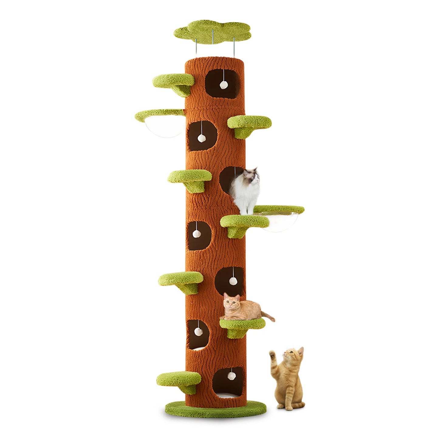 Forest Cat Tree Tower With Scratching Post For Indoor Cats