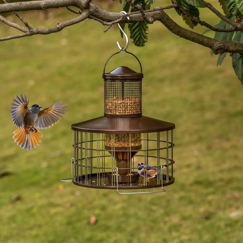XMSJ Squirrel-Proof Bird Feeders