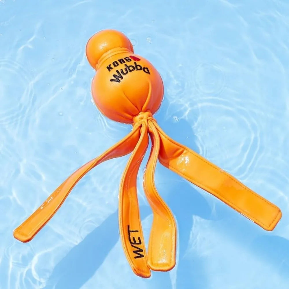 Wubba Wet Floating Fetch Dog Toy Water 2 Pack Outdoor