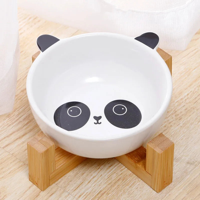Ceramic Raised Dog Bowl No Spill Food And Water Dish