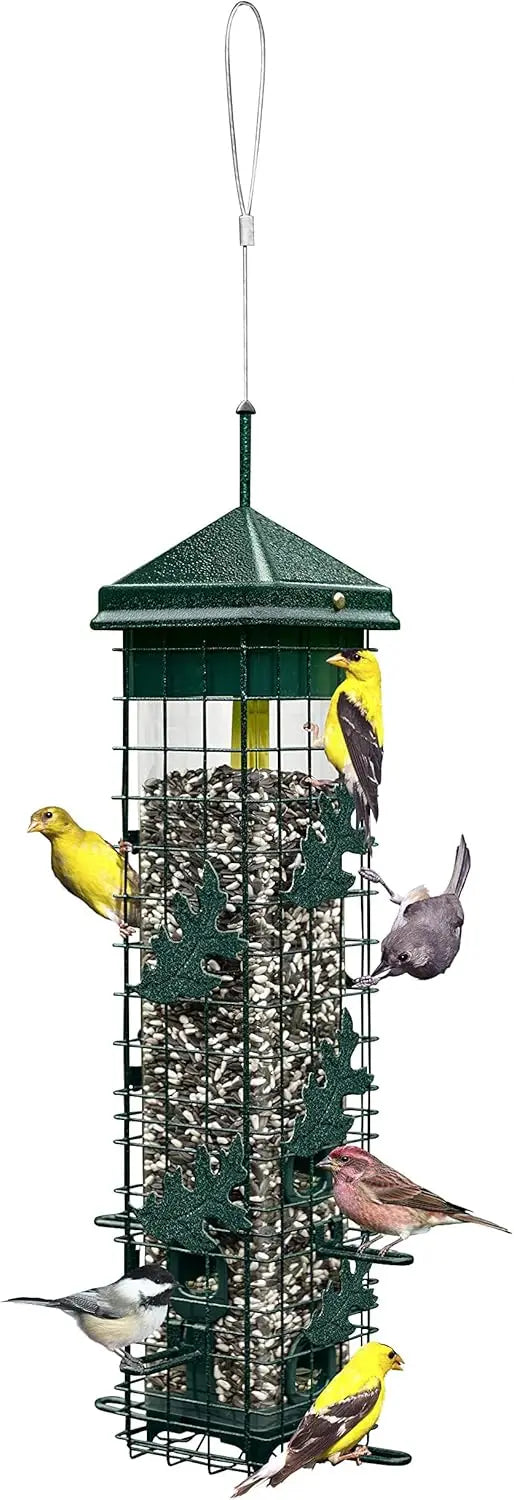 XMSJ Squirrel Solution200 Squirrel-Proof Bird Feeder With Six Feeding Ports