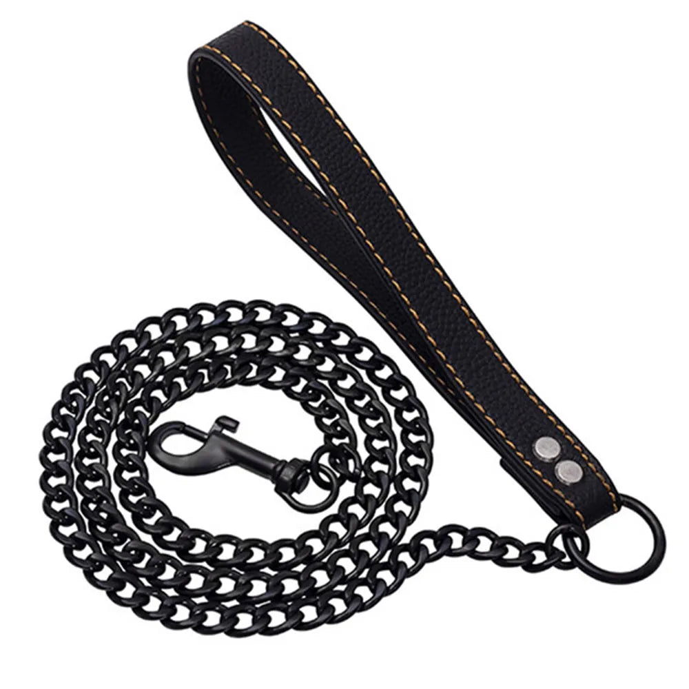 NONECN 316 Stainless Steel Dog Leash For Large Dogs Antirust