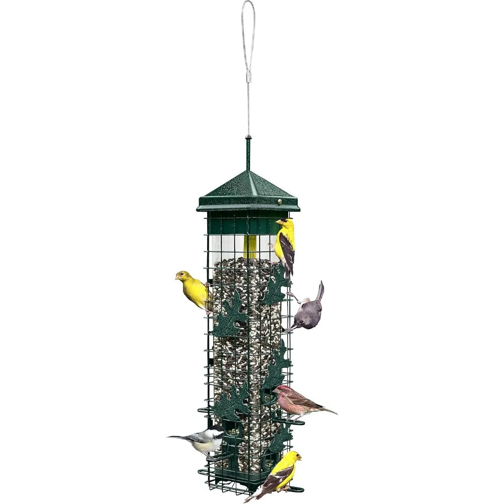 XMSJ Squirrel Solution200 Squirrel-Proof Bird Feeder With Six Feeding Ports