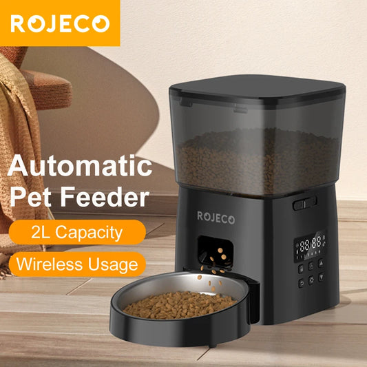 ROJECO Automatic Cat Feeder Smart Control