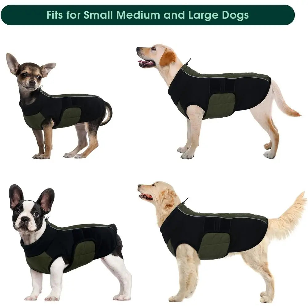 Durable Reflective Winter Dog Coat For Great Danes