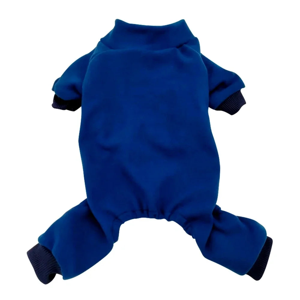 NONECN Winter Fleece Dog Pajamas Cozy Warm For Dogs