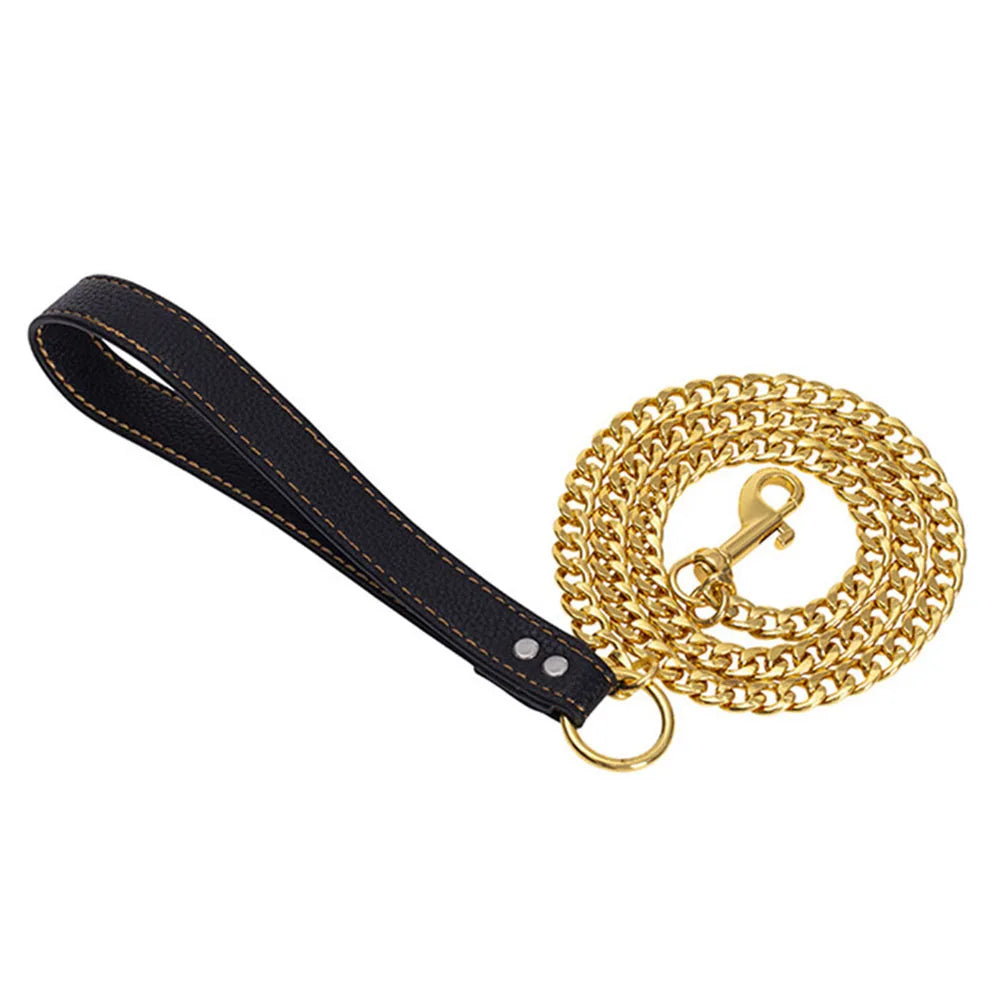 NONECN 316 Stainless Steel Dog Leash For Large Dogs Antirust