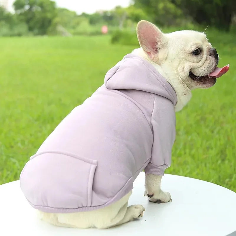 Autumn Winter Pet Hooded Sweatshirts For Cats And Small Dogs