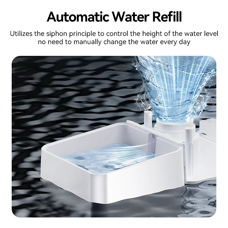 ROJECO Smart Pet Feeder and Water Fountain With WiFi