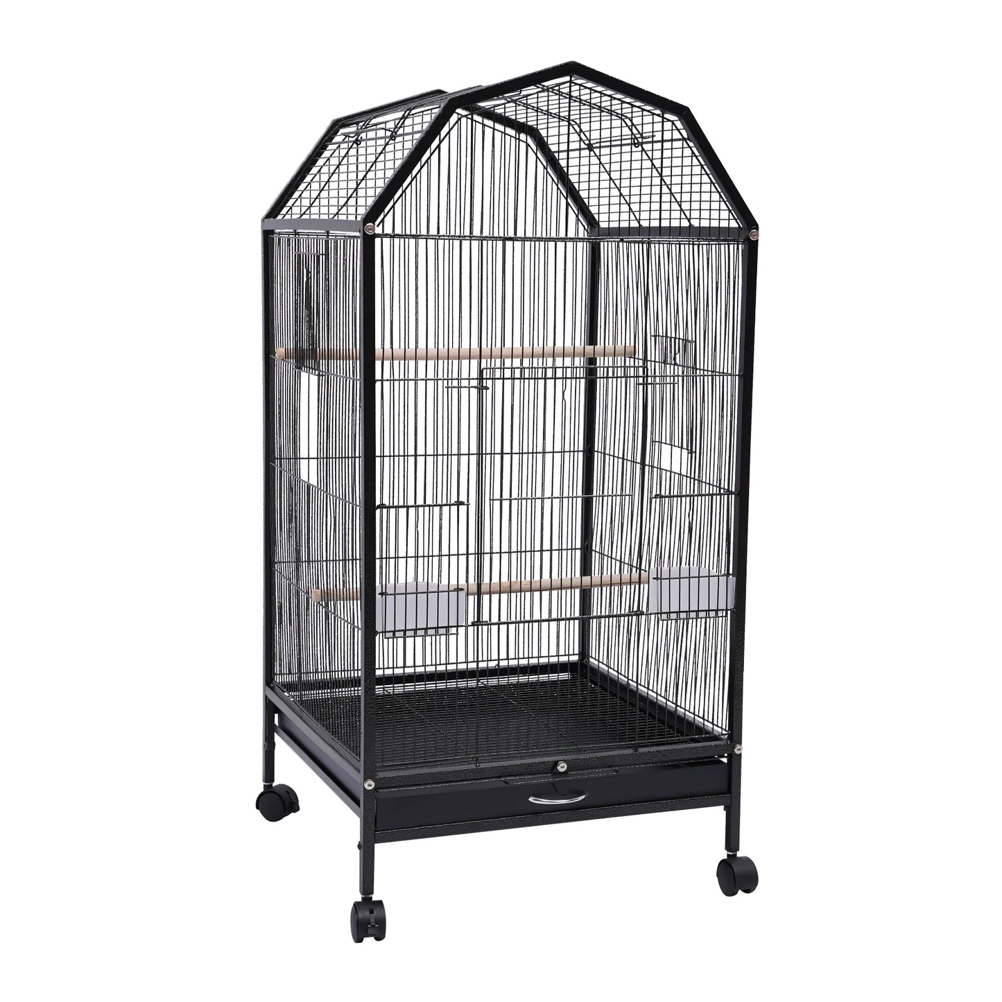 Iron Bird Cage For Parrot Macaw Cockatoo Pet Supply Stand