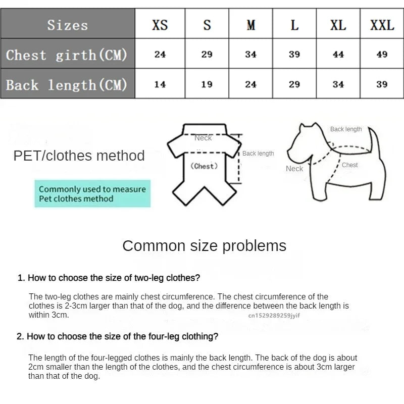 Autumn Winter Pet Hooded Sweatshirts For Cats And Small Dogs