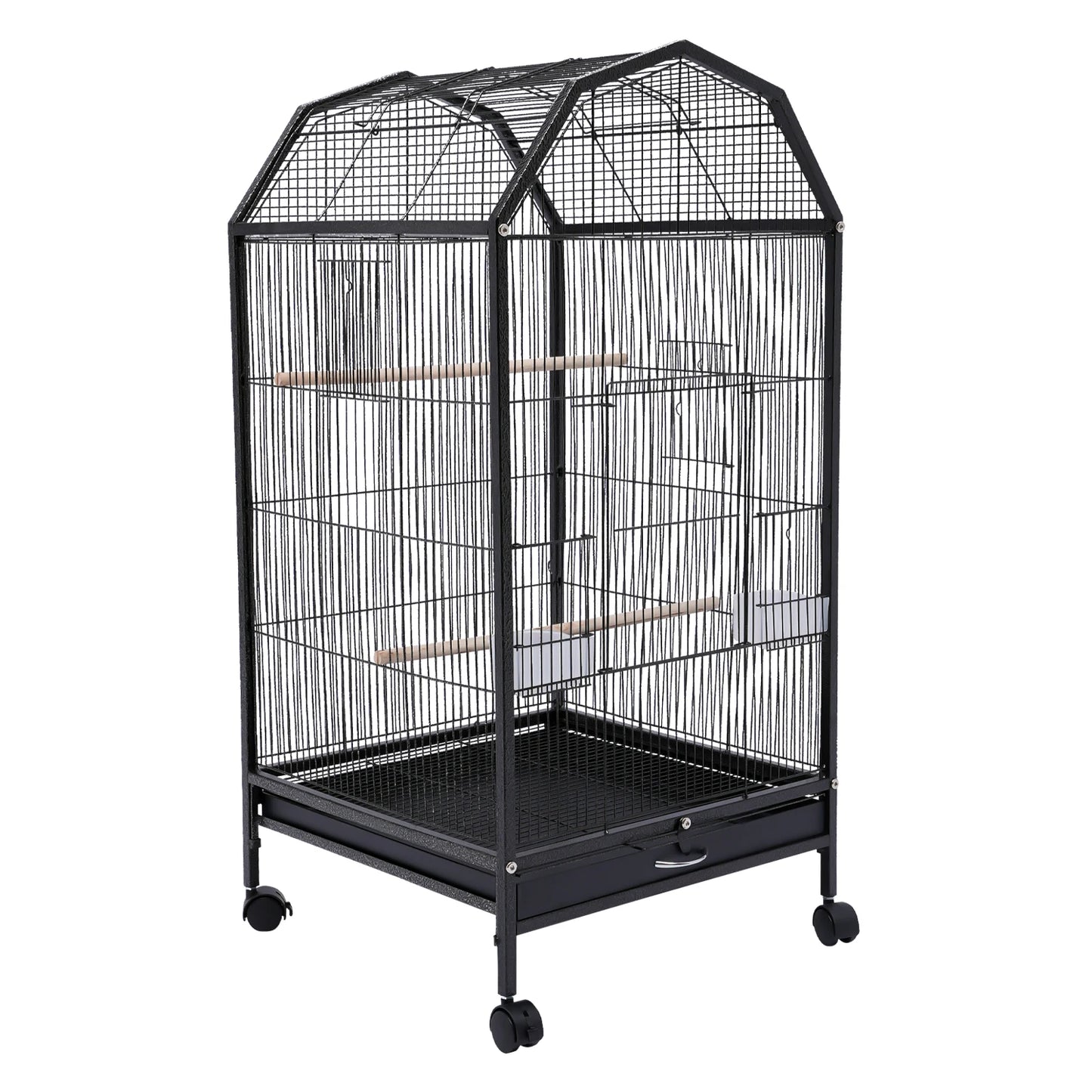 Iron Bird Cage For Parrot Macaw Cockatoo Pet Supply Stand