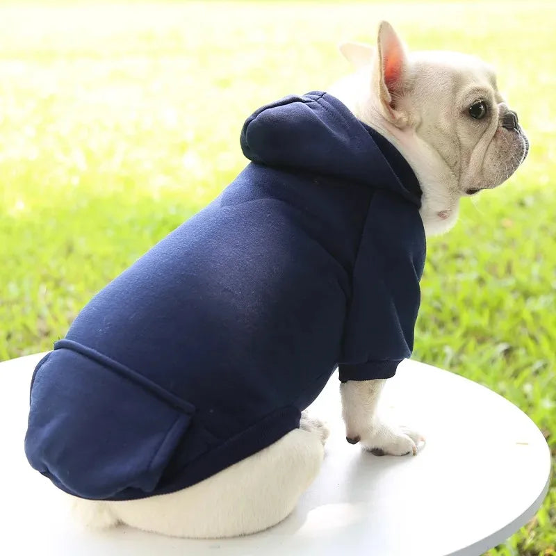 Autumn Winter Pet Hooded Sweatshirts For Cats And Small Dogs