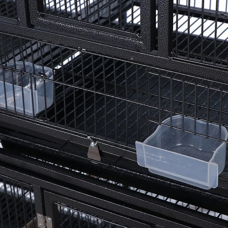 Acekool Breeding Flight Bird Cage With Detachable Rolling Stand