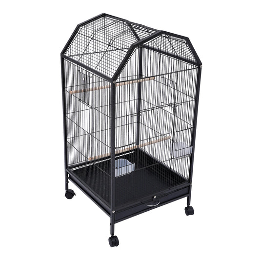 Iron Bird Cage For Parrot Macaw Cockatoo Pet Supply Stand