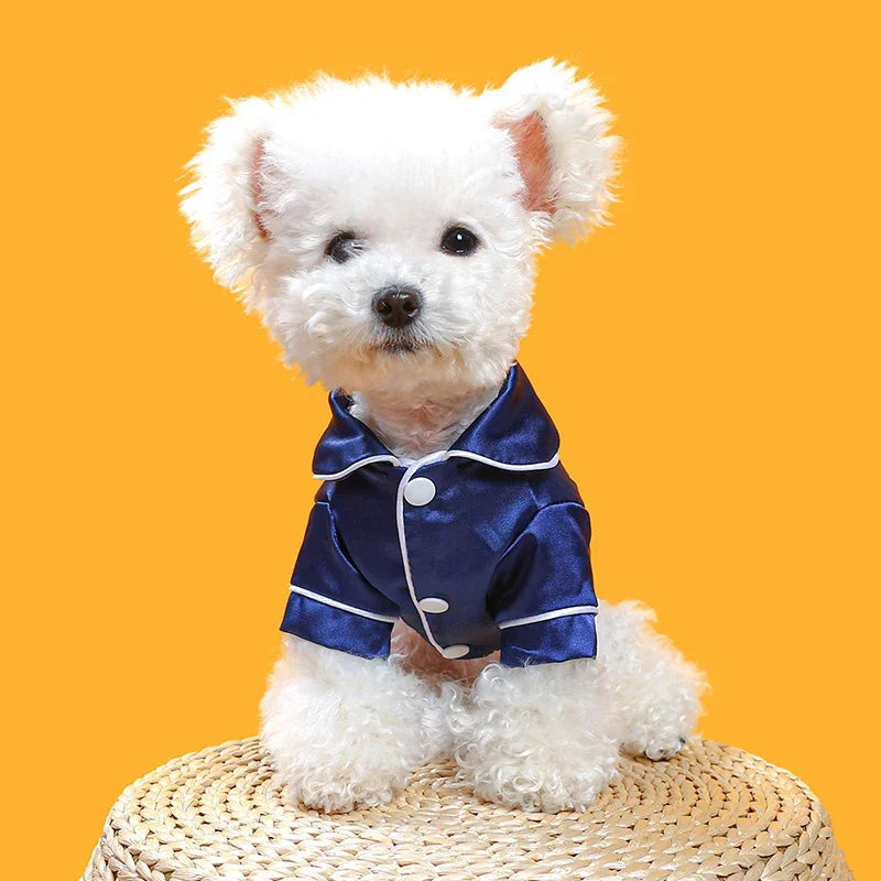 Pet Pajamas Dog Costume Teddy Retriever Clothes Cat Apparel
