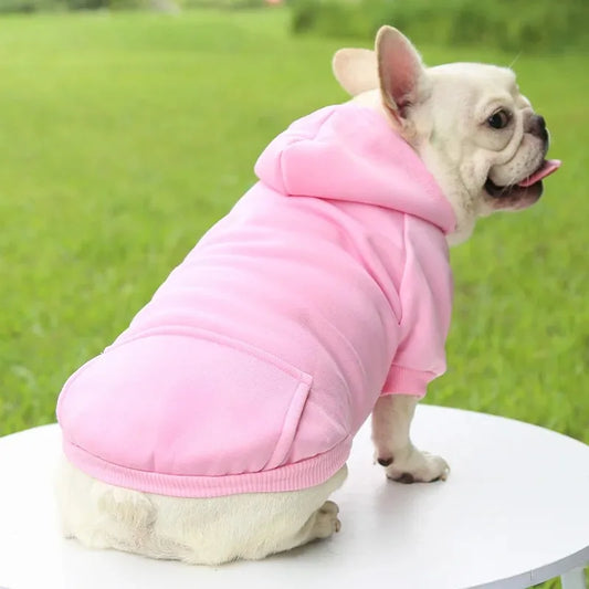 Autumn Winter Pet Hooded Sweatshirts For Cats And Small Dogs