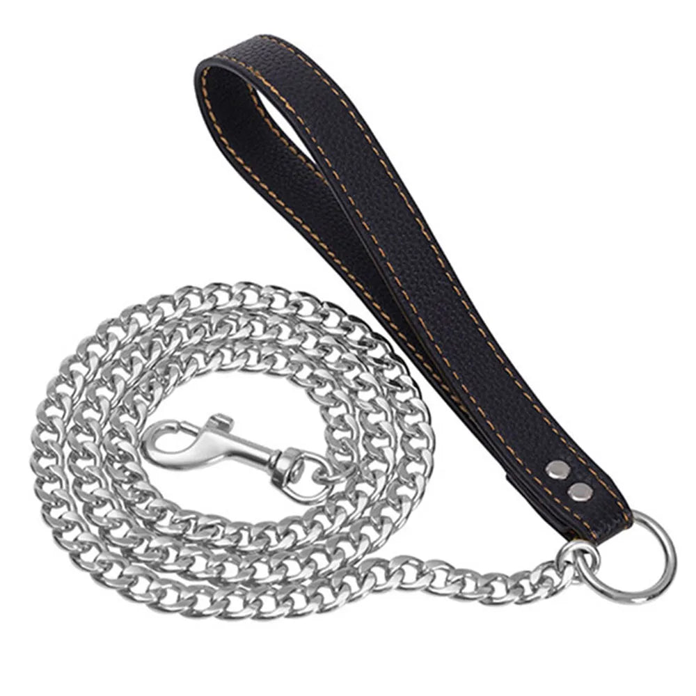 NONECN 316 Stainless Steel Dog Leash For Large Dogs Antirust