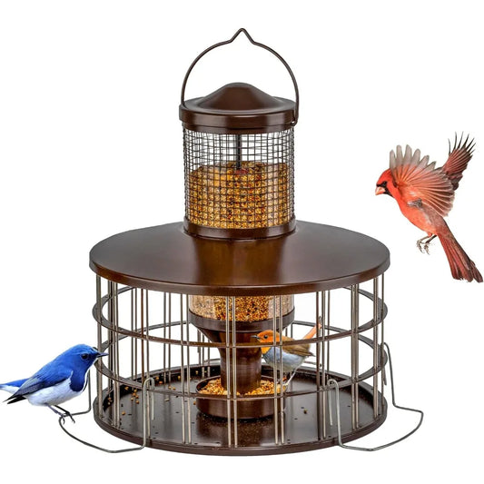 XMSJ Squirrel-Proof Bird Feeders