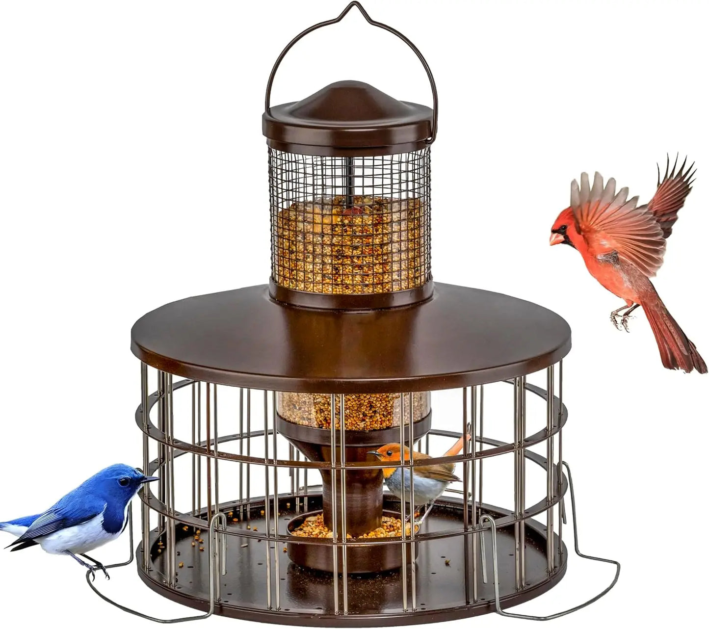 XMSJ Squirrel-Proof Bird Feeders