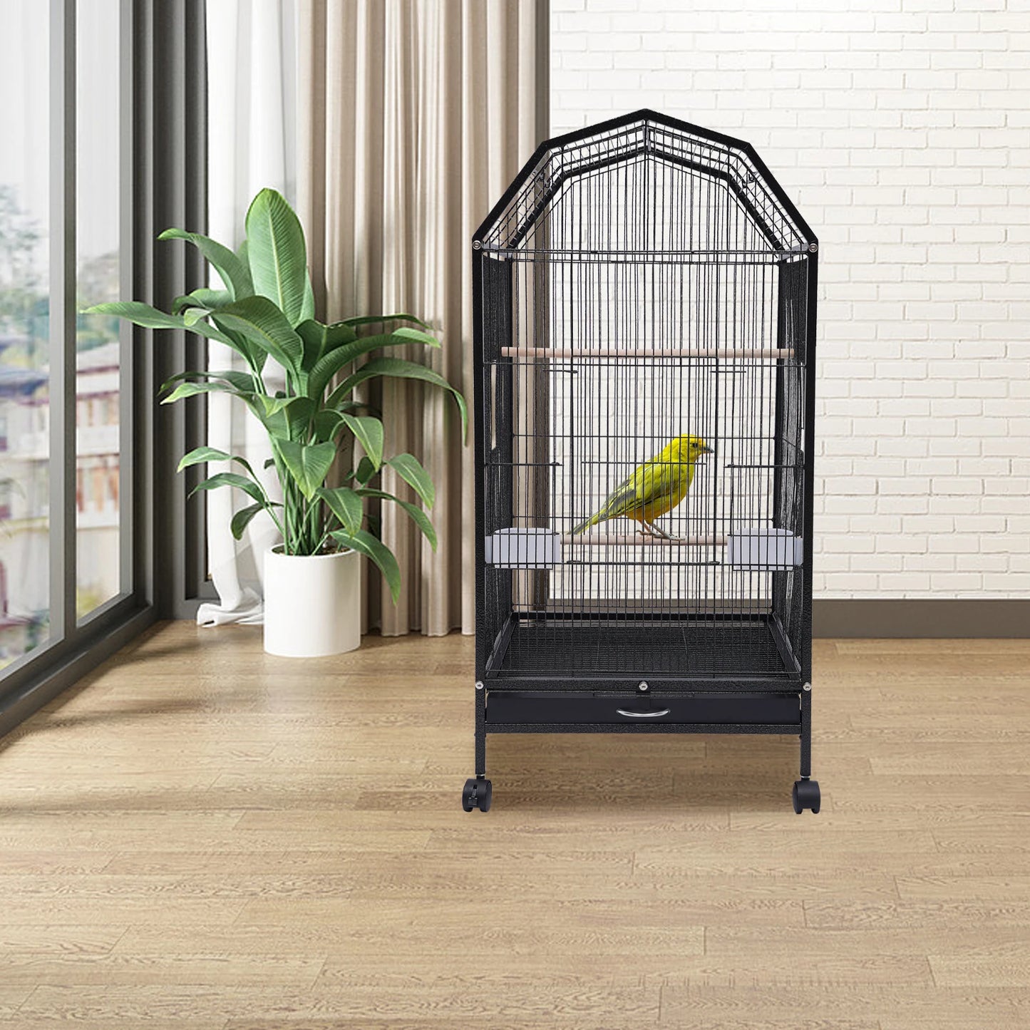 Iron Large Outdoor Bird Cage For Parrot Macaw Cockatoo Flight Cage