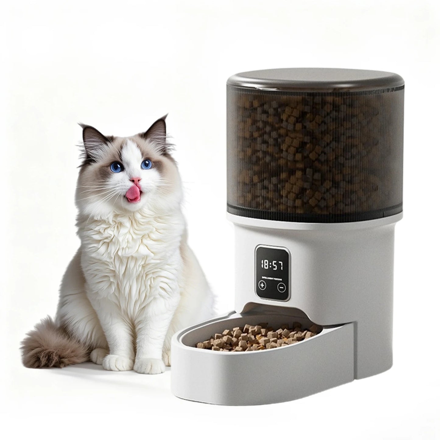 HiMISS Programmable Auto Pet Feeder For Small Dogs And Cats
