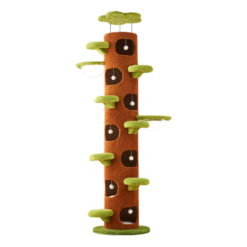 Forest Cat Tree Tower With Scratching Post For Indoor Cats