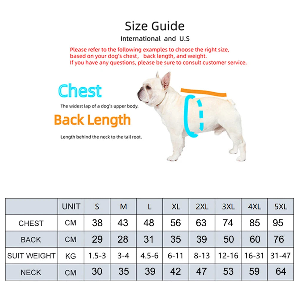 LISMCN Dog Winter Jacket Warm Windproof Coat For Dogs
