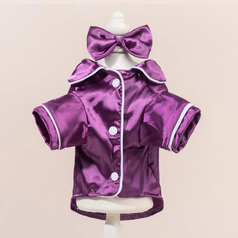 Pet Pajamas Dog Costume Teddy Retriever Clothes Cat Apparel