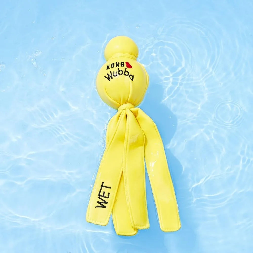 Wubba Wet Floating Fetch Dog Toy Water 2 Pack Outdoor