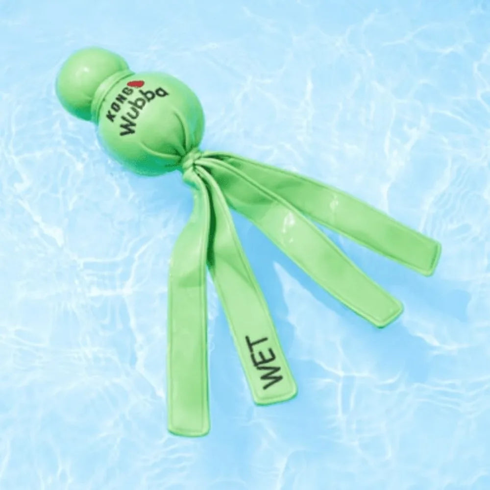 Wubba Wet Floating Fetch Dog Toy Water 2 Pack Outdoor
