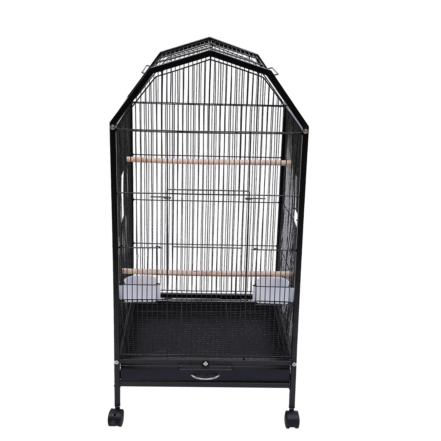 Iron Bird Cage For Parrot Macaw Cockatoo Pet Supply Stand