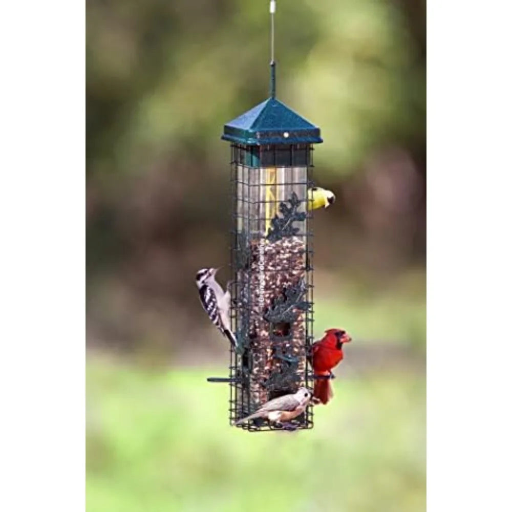 XMSJ Squirrel Solution200 Squirrel-Proof Bird Feeder With Six Feeding Ports