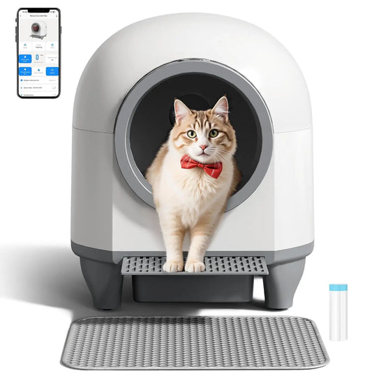 Automatic Self Cleaning Cat Litter Box For Multiple Cats With App Control