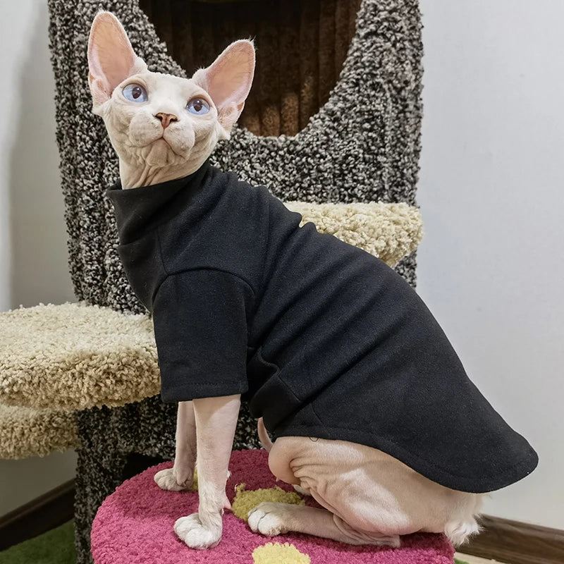 Sphynx Cat Clothes Soft Cotton Hoodies For All Seasons